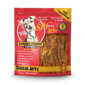 lot 2784 image: Savory Prime Natural Chicken Jerky 16 oz.