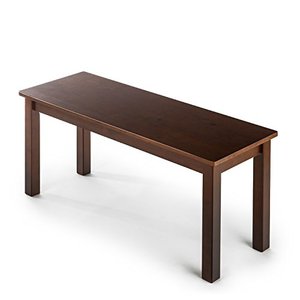 lot 2795 image: ZINUS Juliet Espresso Wood Bench