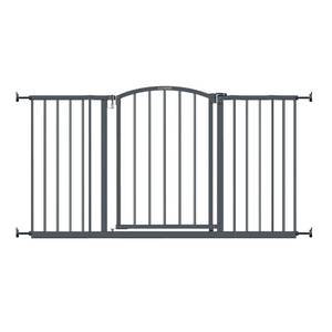 lot 5601 image: Summer Infant Extra Wide Decor Safety Baby Gate, Gray 27 Tall, Fits Openings of 28 to 51.5 Wide, 20 Wide Door Opening, Baby and Pet Gate for Extra Wide Doorways