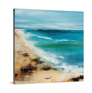 lot 1423 image: GreatBigCanvas 16 in. x 16 in. Coastal Breeze by Sydney Edmunds Canvas Wall Art (stock image differs slightly)