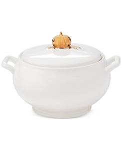 lot 1428 image: Charter Club Harvest Pumpkin Covered Soup Bowl