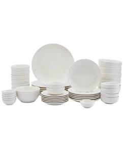 lot 5633 image: Inspiration by Denmark Round Coupe 42 Pc. Dinnerware Set, Service for 6. Missing Some Plates
