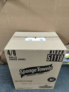 lot 2745 image: Sponge Towels Strong Fort 24 Rolls