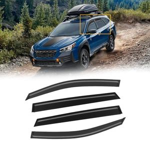 lot 3881 image: CMVT Auto Window Visors for 2020-2024 Subaru Outback, Rain Guards Vent Shade Deflector Dark Smoke 2021 2022 20 21 22 23 2024, Tape-On, 4PCS