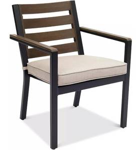 lot 3925 image: Sunbrella Stockholm Patio Chair Cast Ash