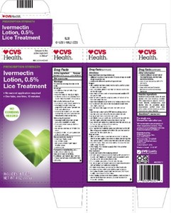 lot 1409 image: CVS Health Ivermectin Lotion 0.5% Lice Treatment 4oz Tube