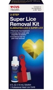 lot 2787 image: Cvs Health 2 Step Super Lice Removal Kit Hair Care