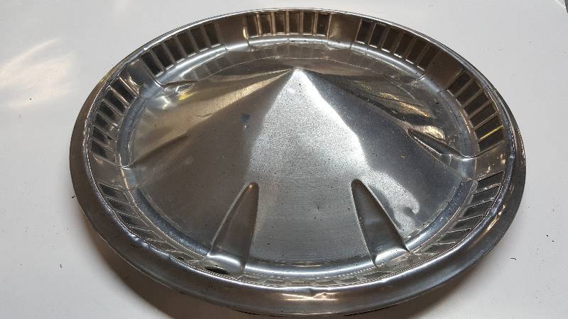 lot 6403 image: Single Plymouth cone style wheel cover with dimples I have a bunch of these as single lots