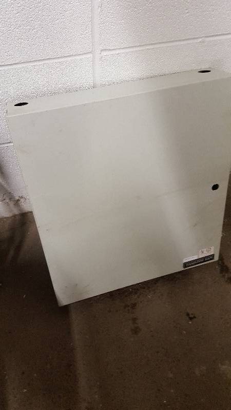 lot 6369 image: Hamilton Safe company electrical box for equipment 20 X 19 X 4-12