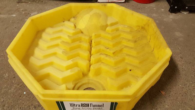 lot 6380 image: Ultra Funnel to fit the 55 gallon crums