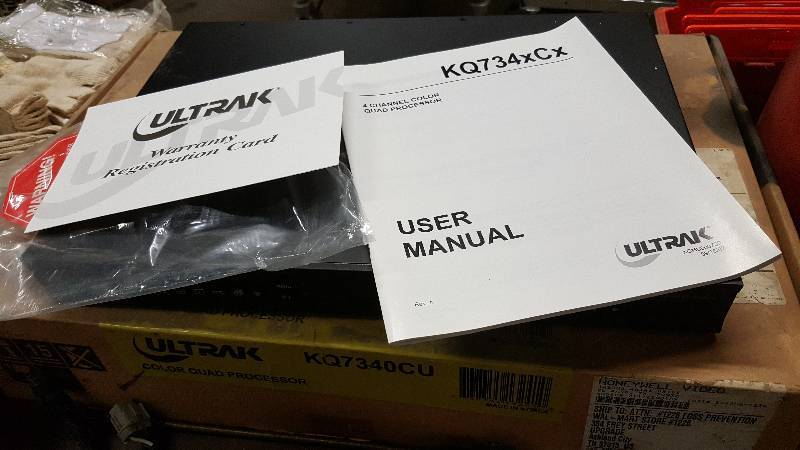 lot 6388 image: Ultrak KQ7340CU Color Quad Processor