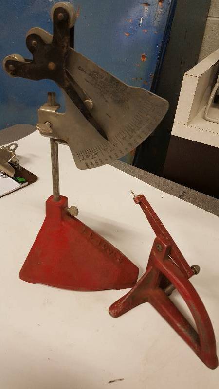 lot 6342 image: K-D Tools 233 Ball Joint Inspection Gauge and the other tool with the tire run out pointer is included in this lot