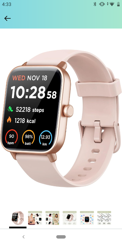 Bidcom smartwatch best sale