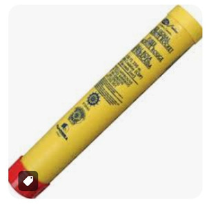 lot 350034 image: ORION PARACHUTE FLARE USCG & SOLAS RED 30,000 CANDLEA Retail$67.99