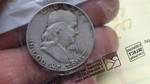 1954 - D Franklin half dollar.