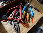 Large lot of specialty pliers/wire strippers.