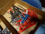 Large lot of various T handle hex wrenches.
