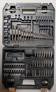 lot 3 image: DeWalt Socket, Drill, & Screwdriver Set (Missing Some Pieces)