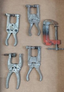lot 43 image: Knu-Vise Welding Tools & C - Clamp
