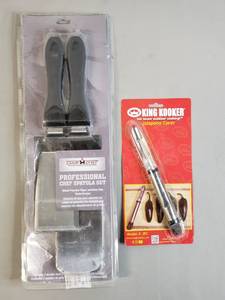 lot 123 image: NEW IN PACKAGE Grill Utensils & JalapenoVegetable Corer