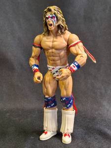 lot 198 image: WWE Mattel Ultimate Warrior Classic WWF Basic Action Figure