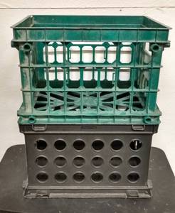 lot 214 image: 2 Stackable Crates 16x13x10