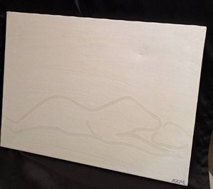 lot 308 image: 24x18 Canvas Acrylic Painting