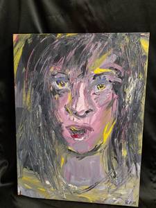 lot 309 image: 24x18 Canvas Acrylic Painting