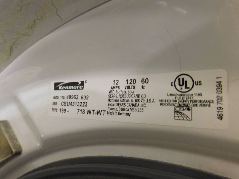 kenmore 110.49962