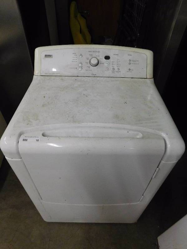 lot 16 image: Kenmore Elite Front Load Dryer