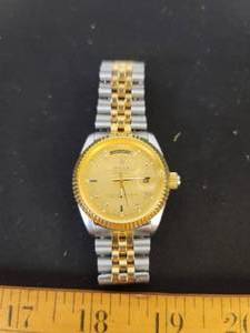 lot 124 image: REPLICA Rolex Oyster Perpetual Day Date Watch.