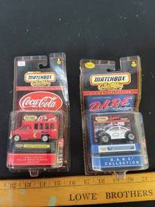 lot 169 image: Matchbox collectible Coca-Cola and D.A.R.E. cars