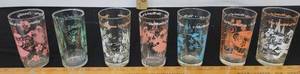 lot 223 image: 7-Vintage Wizard Of Oz Drinking Glasses