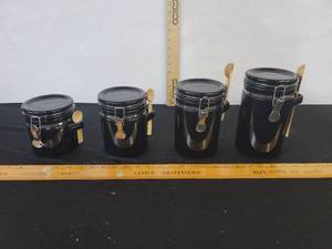 lot 251 image: 4-Piece Canister Set