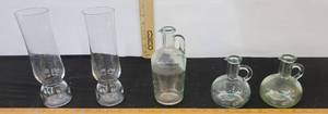 lot 265 image: Clear Jugs and Pair Of Tall Drinking Glasses