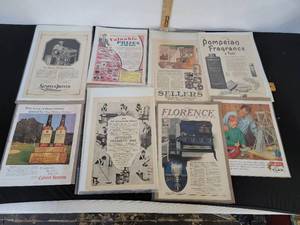 lot 273 image: Vintage paper ads