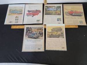 lot 277 image: Vintage Chevrolet paper ads