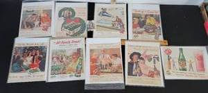 lot 278 image: Vintage 7up paper ads