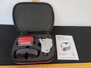 lot 344 image: Craftsman 90 Degree Scrolling Laser Level WLaser Trac