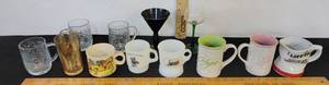 lot 352 image: 12-Drinking Glasses And Mugs