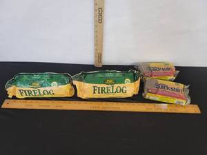 lot 376 image: 2- Pine Mountain FireLogs and 2- Duraflame Quick Start