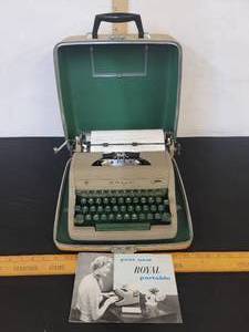 lot 380 image: Royal Portable Typewriter