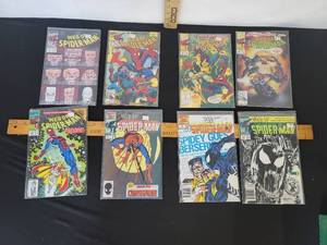 lot 388 image: 8- Vintage Web Of SpiderMan Comic Books- See Titles And Pictures In Pictures