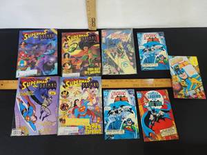 lot 405 image: 4- Superman And Batman, 4- Untold Legends Of Batman and Batman Vintage Comic Books- See Pictures For Titles  And Authors