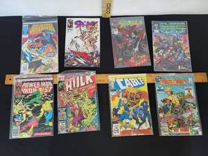 lot 406 image: 8 Vintage Comic Books- See Pictures For Titles And Authors