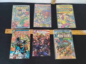 lot 407 image: 6- Vintage Comic Books- See Pictures For Titles And Authors