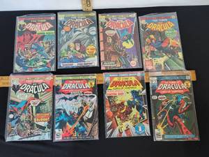 lot 408 image: 6- Vintage Dracula Comic Books- See Pictures For Titles And Authors