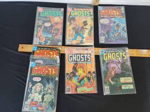 lot 409 image: 6- Vintage Ghosts Comic Books- See Pictures For Titles And Authors