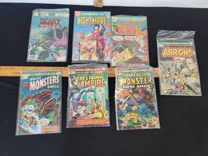 lot 417 image: 7- Vintage Comic Books- See Title And Authors In Pictures