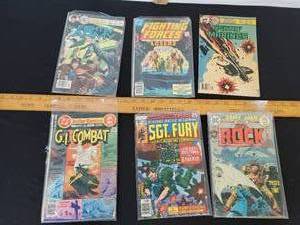 lot 418 image: 6- Vintage Comic Books- See Title And Authors In Pictures